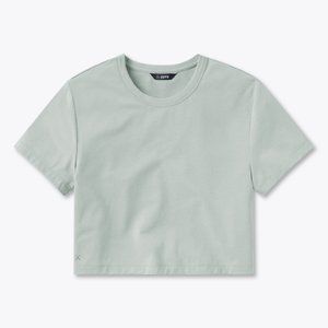 Cuts Clothing Almost Friday Cropped tee - Shoreline